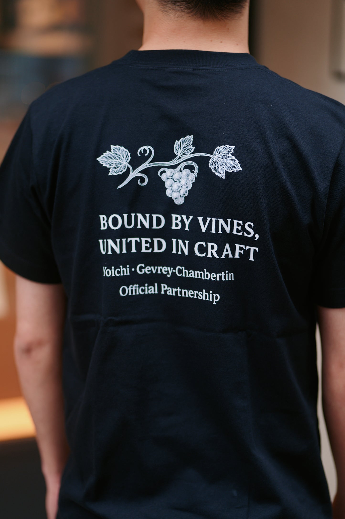 余市 × ジュヴレ・シャンベルタン 5.6oz Tシャツ(Lサイズ)