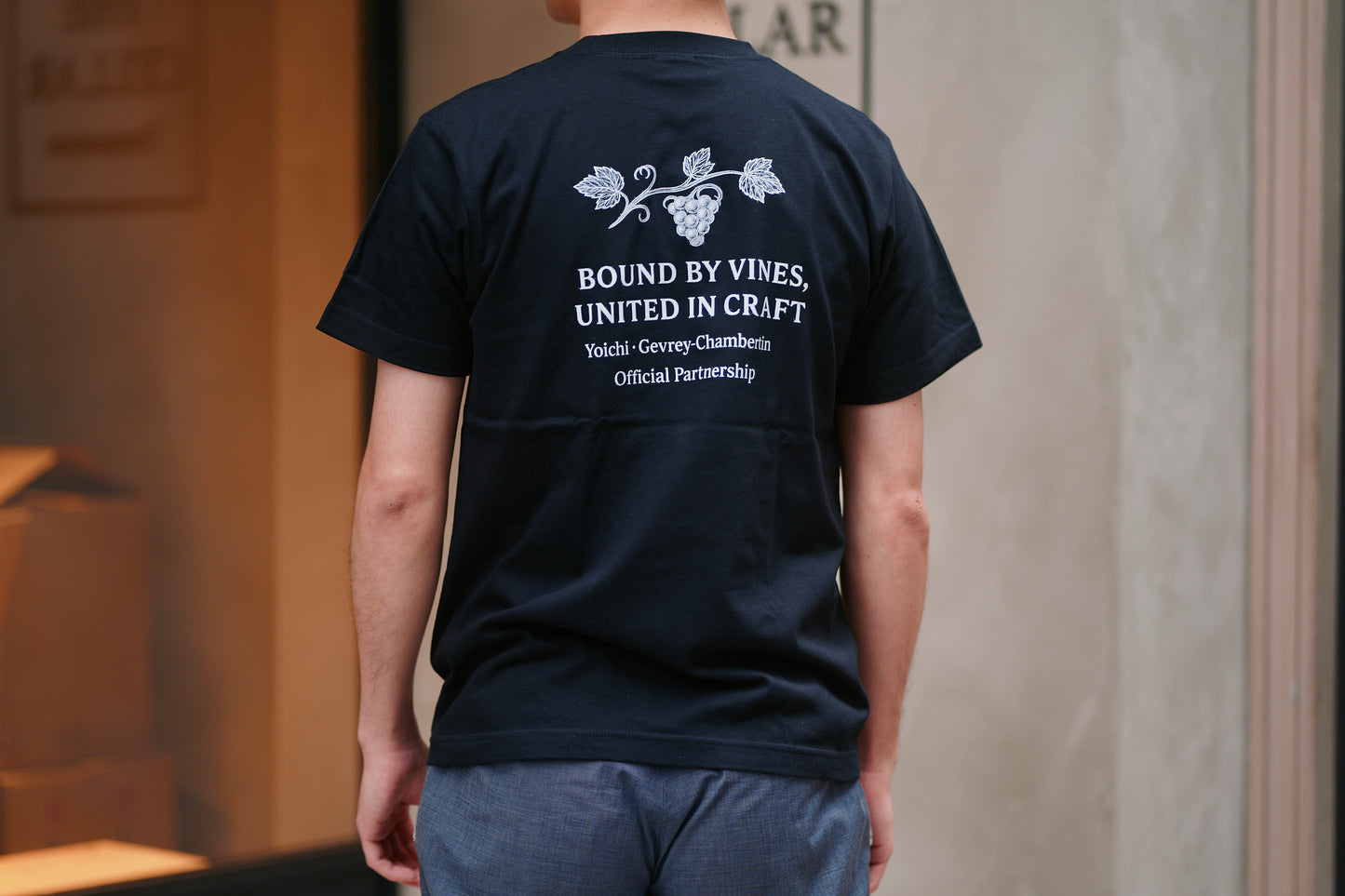 余市 × ジュヴレ・シャンベルタン 5.6oz Tシャツ(Sサイズ)