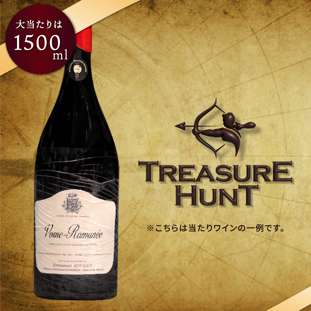 ワインくじ】トレジャーハント：大当たりはマグナム！ブルゴーニュ赤編