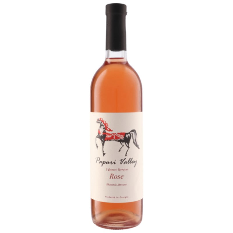 パパリ・ヴァレー スリー・クヴェヴリ・テラスズ ルカツィテリ ー ムツヴァネ ロゼ 2023