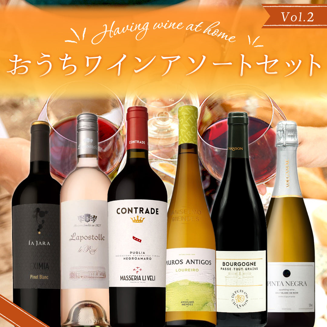 おうちワイン6本アソートセットVol.2※倉庫出荷のため、店舗商品と同時注文不可