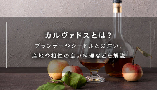 カルヴァドスとは？ブランデーやシードルとの違い、産地や相性の良い料理などを解説