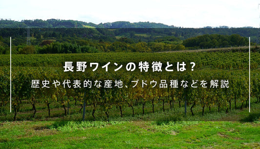 長野ワインの特徴とは？歴史や代表的な産地、ブドウ品種などを解説