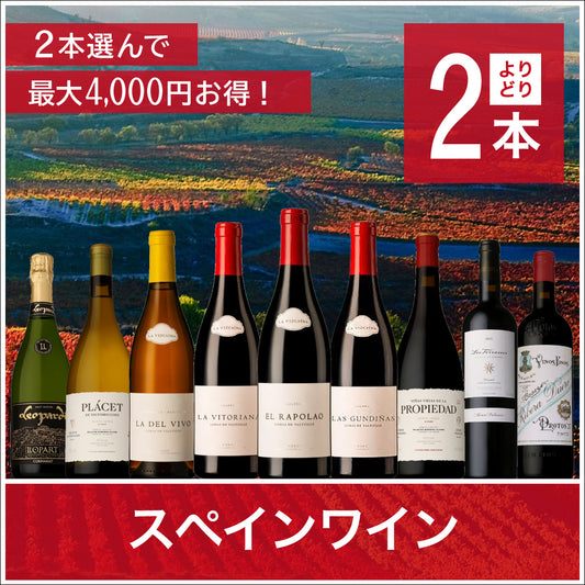 スペインワイン｜よりどり２本8,800円