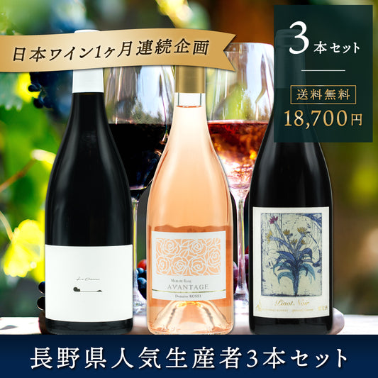 長野県人気生産者3本セット