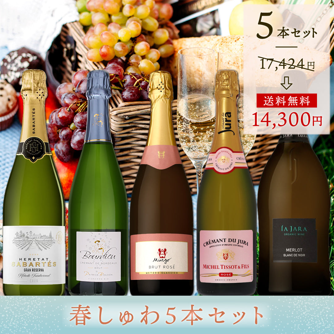 【送料無料】2025年の春しゅわ5本セット