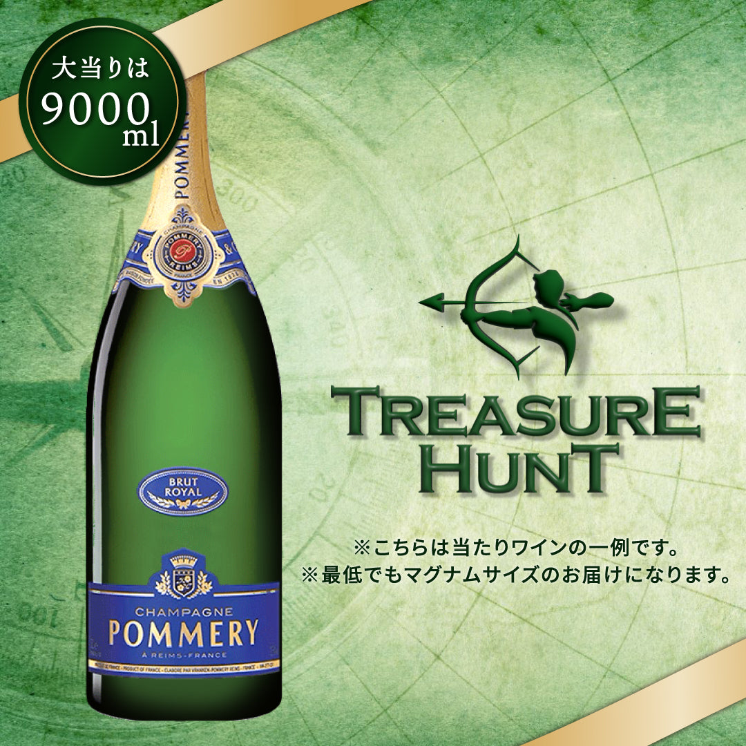 【ワインくじ】トレジャーハント：シャンパーニュ デカシャンハント 夏だ！海だ！シャンパーニュだぁー！！