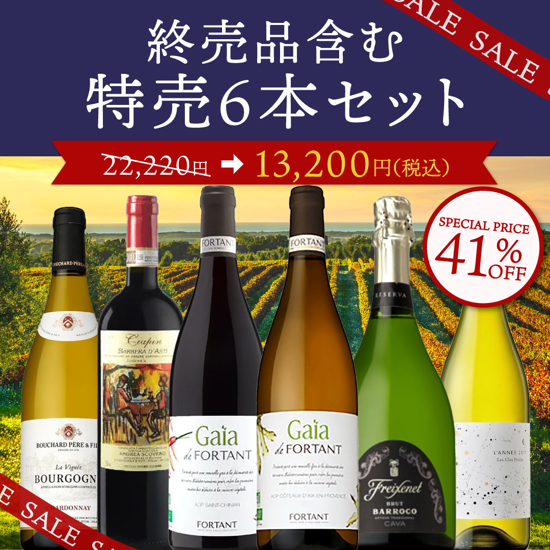 【6月～9月クール配送・送料無料】カタログ価格の41％オフ！！終売品含む特売6本セットvol.2 ※倉庫出荷のため、店舗商品と同時注文不可