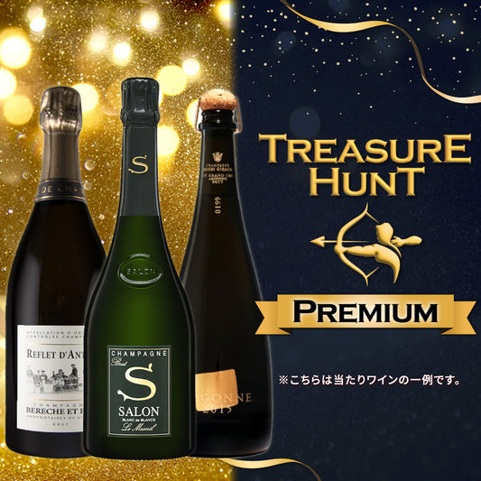 【ワインくじ】トレジャーハント：プレミアムシャンパーニュ編～サロン 2015を狙え！～ ※お一人様2セットまで