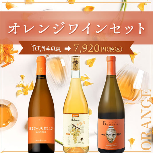 【6月～9月クール配送】まずはお試し！オレンジワイン3本セット