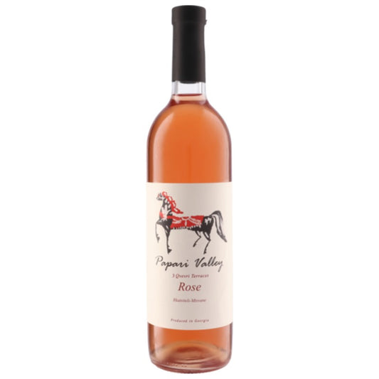 パパリ・ヴァレー スリー・クヴェヴリ・テラスズ ルカツィテリ ー ムツヴァネ ロゼ 2023