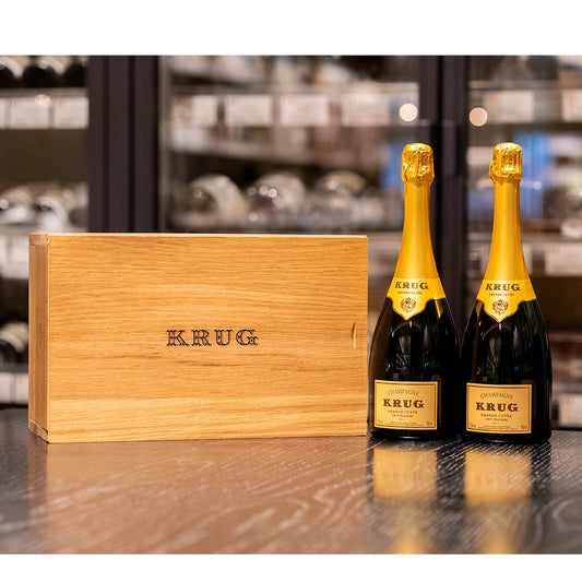 【送料無料】クリュッグ グラン・キュヴェ エディション 173 2本セット 非売品木箱入り