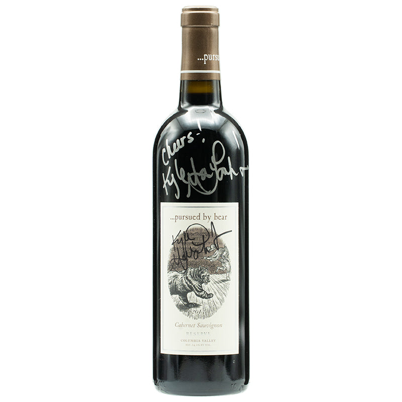パースード・バイ・ベア カベルネ・ソーヴィニヨン 2013（サイン入りボトル）