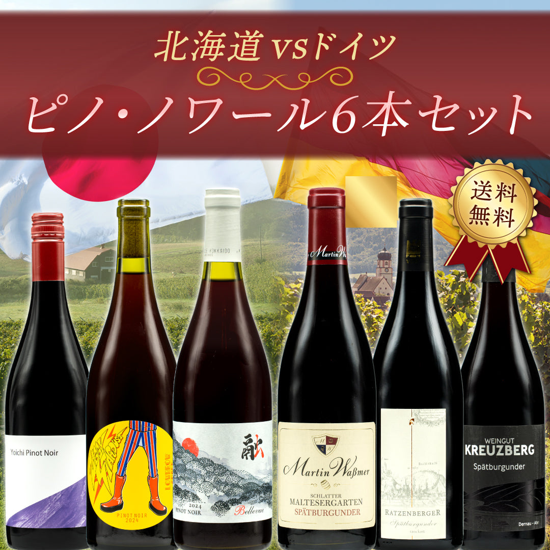 北海道VSドイツ ピノ・ノワール6本セット