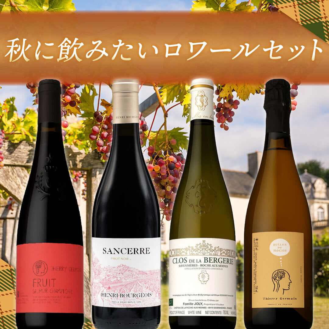 秋に飲みたいロワール4本セット